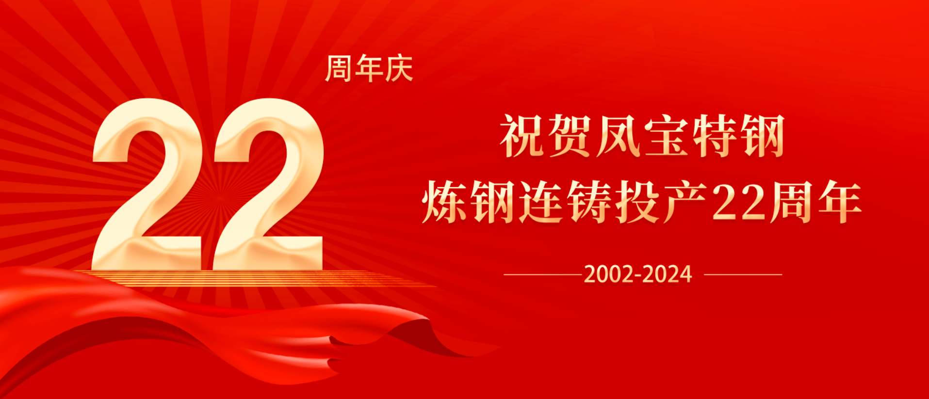 扬帆奋进 无愧时代｜祝贺米兰(中国)特钢炼钢连铸投产22周年