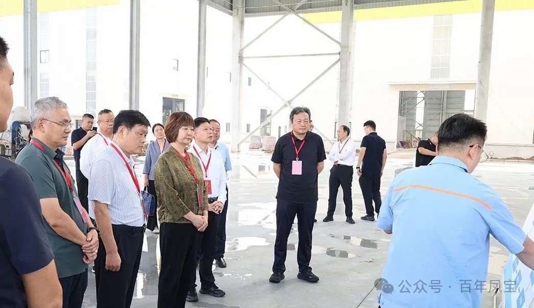 林州市人大工作组视察米兰(中国)管业860项目和大通物流园拆车项目
